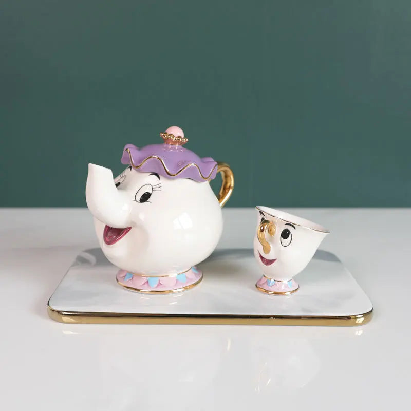 Set de Té La Bella y la Bestia – Taza Sra. Potts y Chip | Regalo