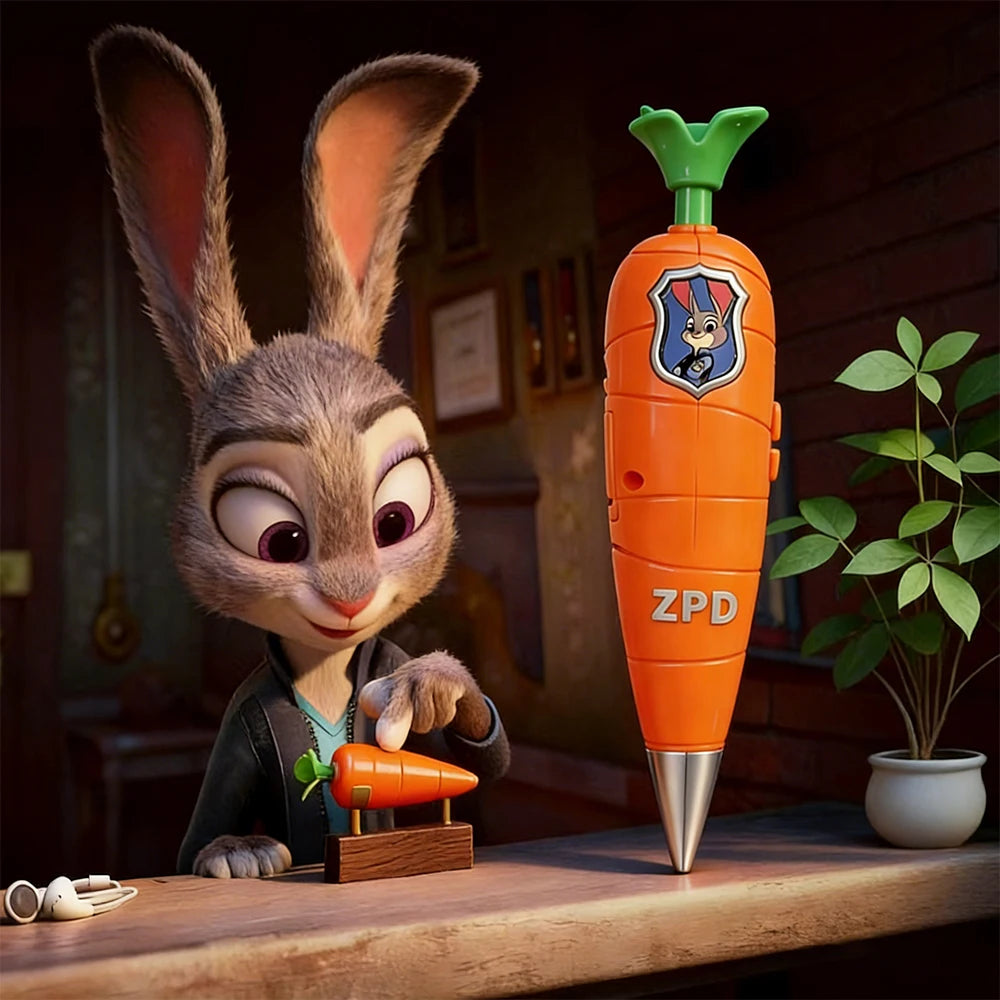 Bolígrafo Judy Hopps Zootopia 2 con Grabadora de Voz y Ventilador 2 en 1