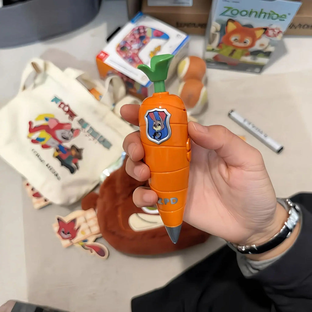 Bolígrafo Judy Hopps Zootopia 2 con Grabadora de Voz y Ventilador 2 en 1