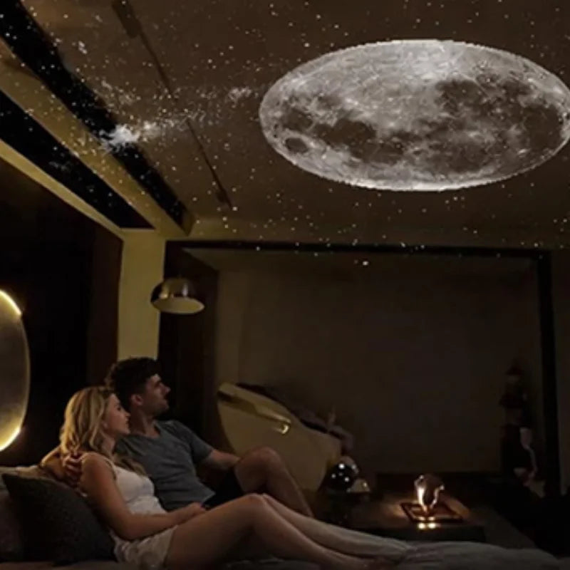 Proyector de Estrellas Galaxia 2 en 1 – Luz Nocturna, Rotación 360°, USB, Decoración Habitación