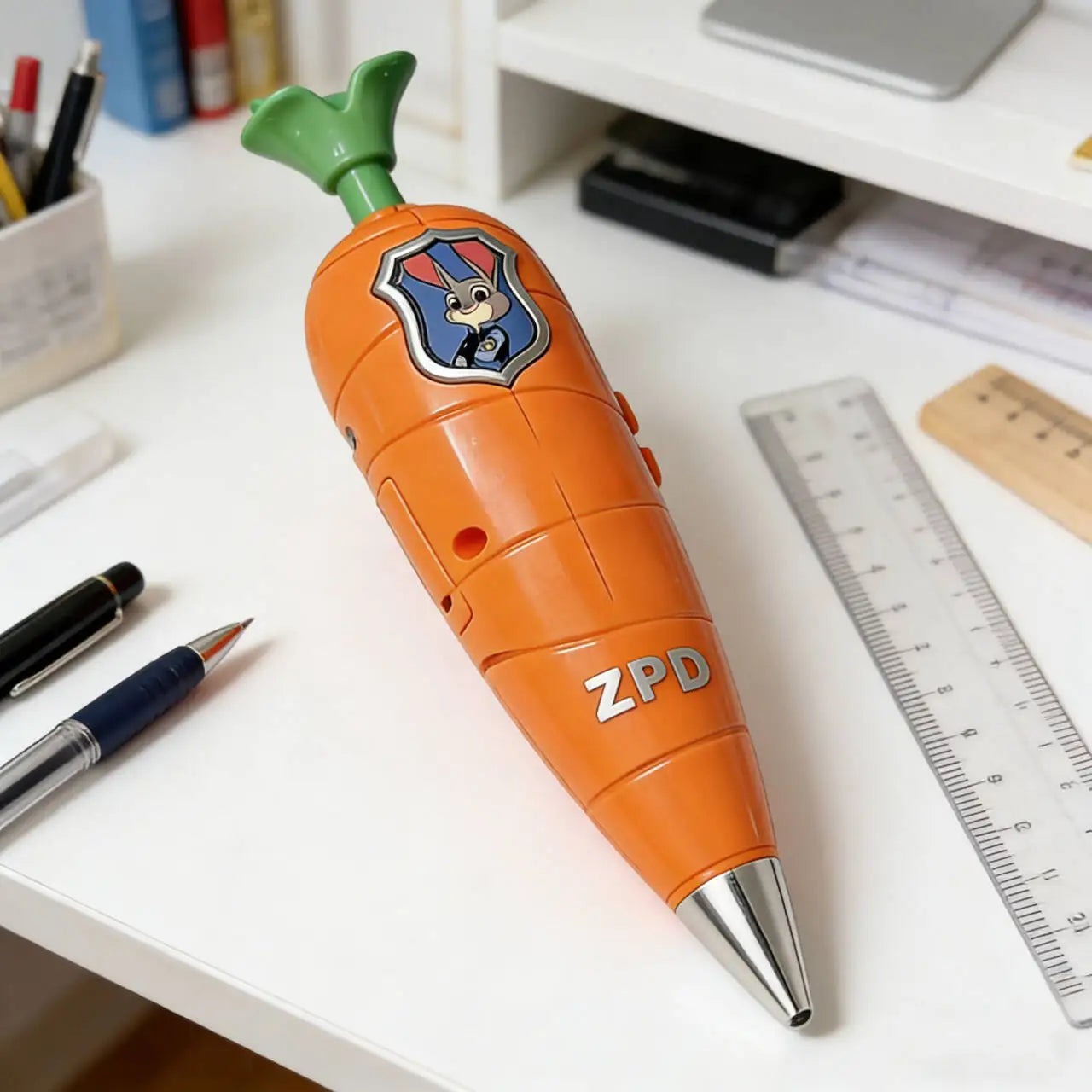Bolígrafo Judy Hopps Zootopia 2 con Grabadora de Voz y Ventilador 2 en 1