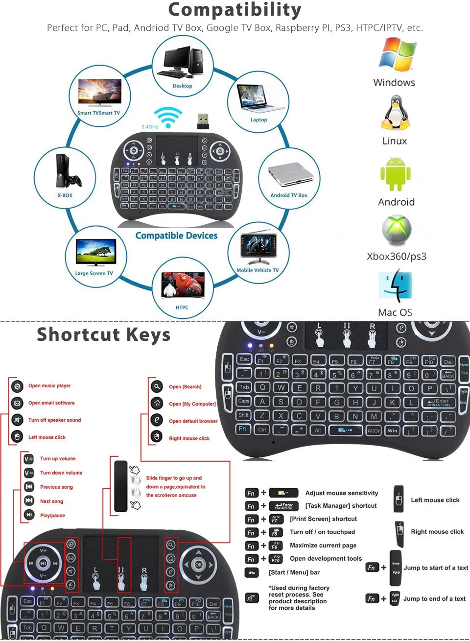 Android TV Box MX10 F1 – Android 13, 2GB RAM, 16GB, Wi-Fi 2.4G + Bluetooth 5.0
