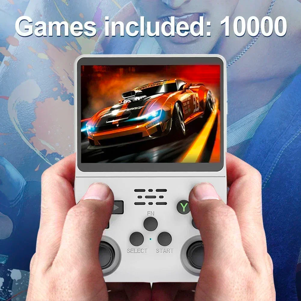 Consola Retro Portátil R36S – Pantalla IPS 3.5", 64GB/128GB/256GB, +15.000 Juegos