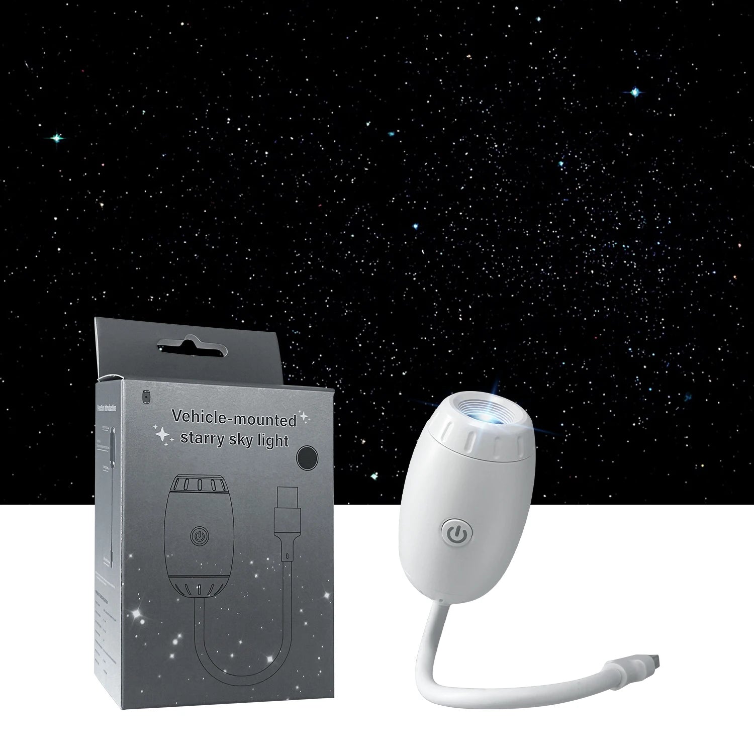 Proyector Luna Galaxia – Luz Nocturna 360°, USB, Decoración Habitación y Fotografía