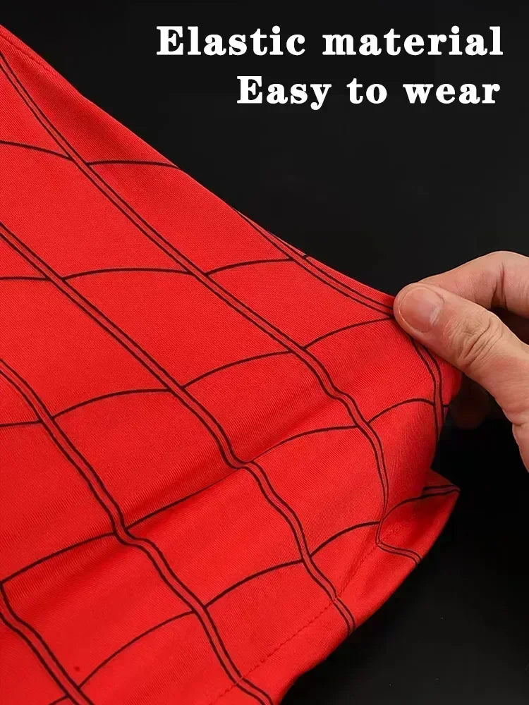 Máscara Cosplay Spiderman con Ojos Móviles – Talla Real, Ideal para Halloween