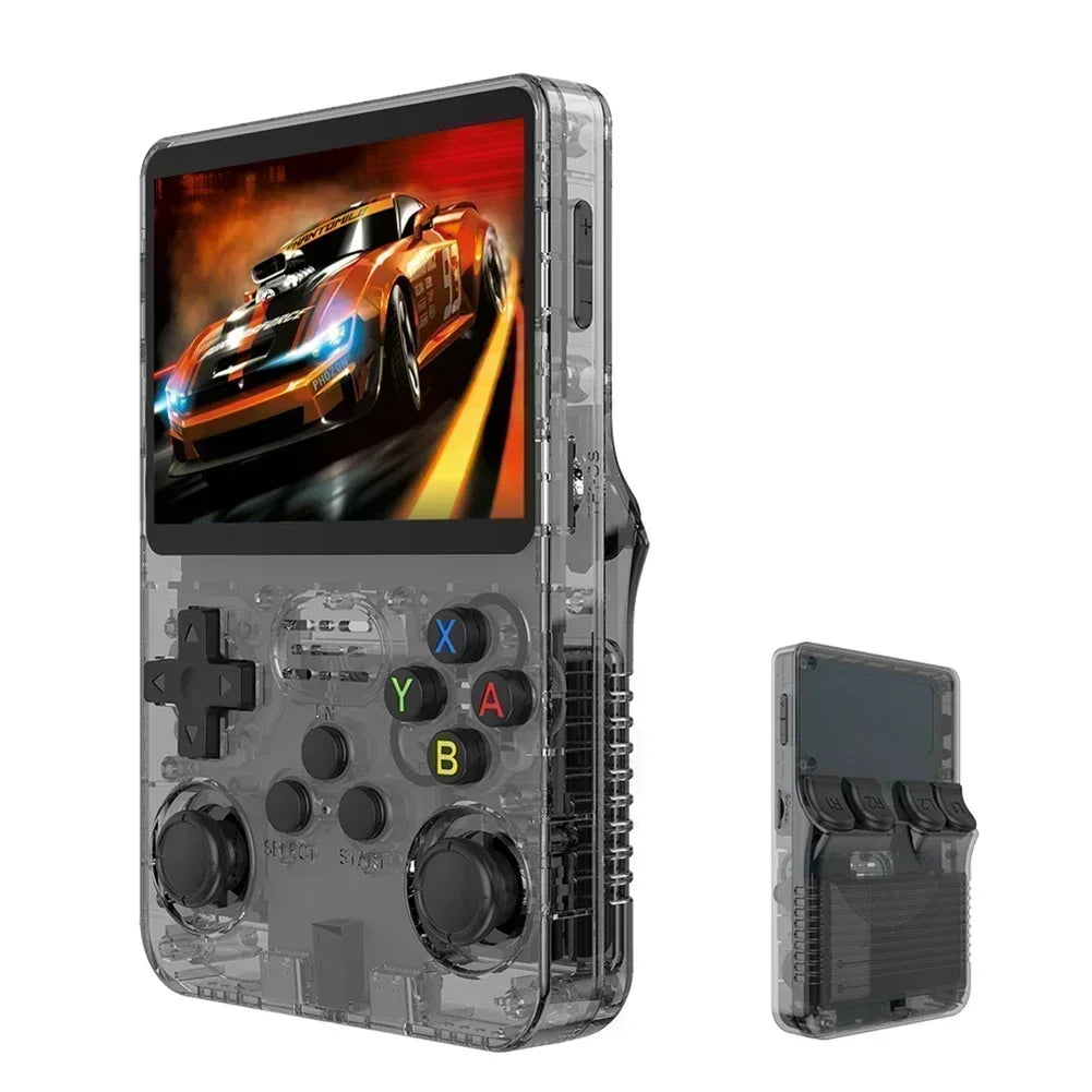 Consola Retro Portátil R36S – Pantalla IPS 3.5", 64GB/128GB/256GB, +15.000 Juegos