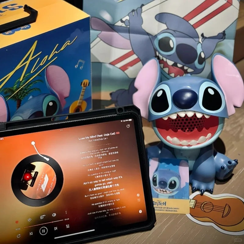 Altavoz Bluetooth Portátil Stitch Disney – Regalo Creativo y Coleccionable