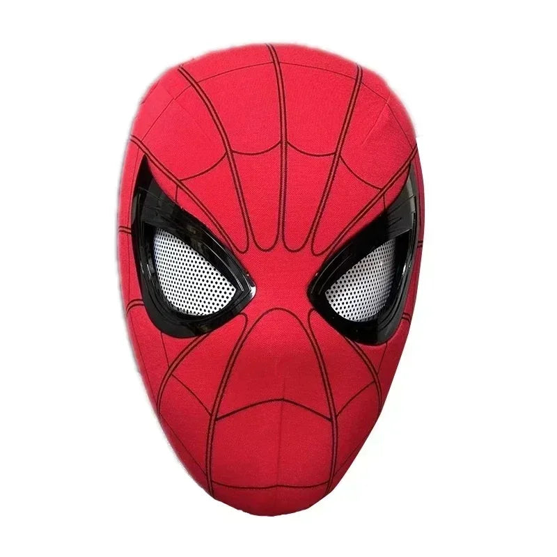 Máscara Cosplay Spiderman con Ojos Móviles – Talla Real, Ideal para Halloween