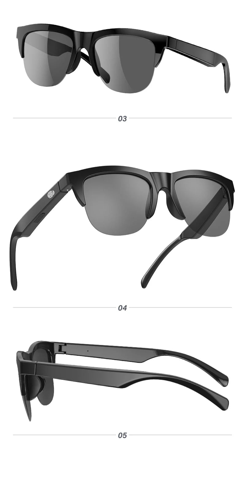 Lentes de Sol Inteligentes con Bluetooth 5.3 – Audífono, Llamadas y Protección UV