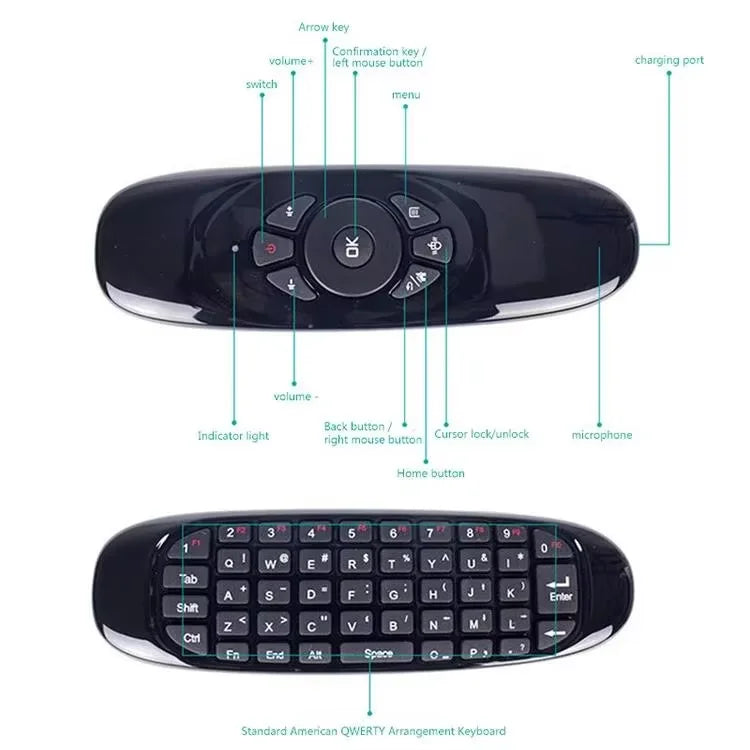 Android TV Box MX10 F1 – Android 13, 2GB RAM, 16GB, Wi-Fi 2.4G + Bluetooth 5.0