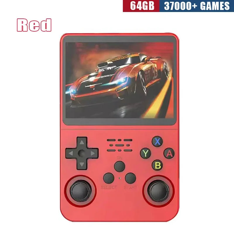 Consola Retro Portátil R36S – Pantalla IPS 3.5", 64GB/128GB/256GB, +15.000 Juegos