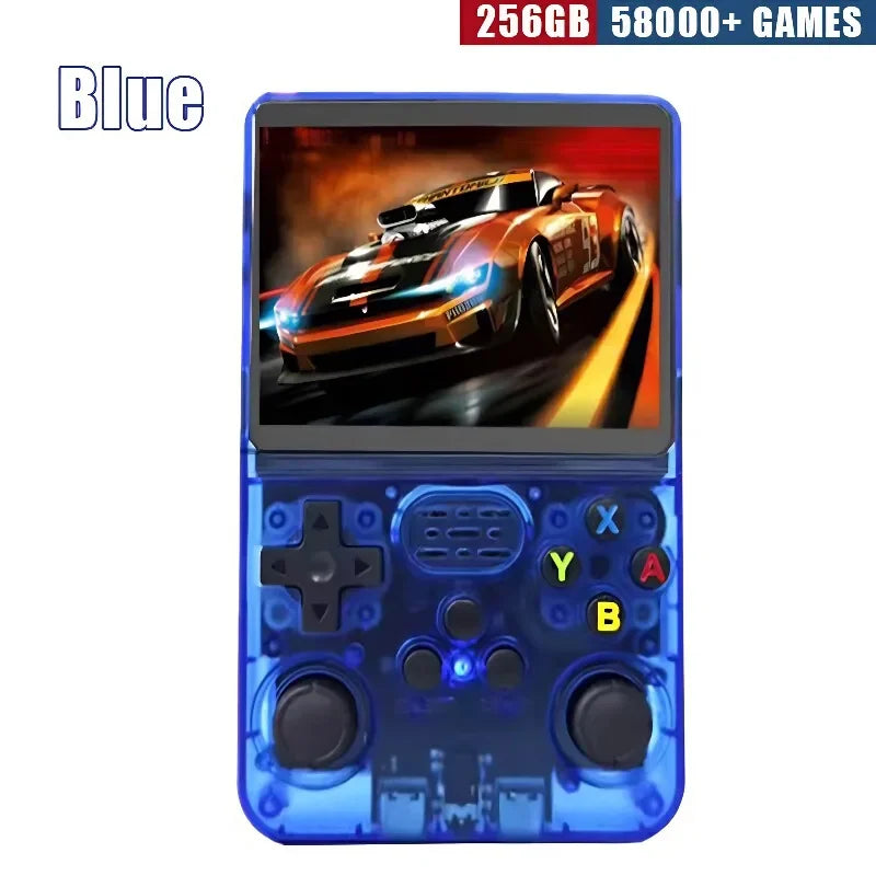 Consola Retro Portátil R36S – Pantalla IPS 3.5", 64GB/128GB/256GB, +15.000 Juegos