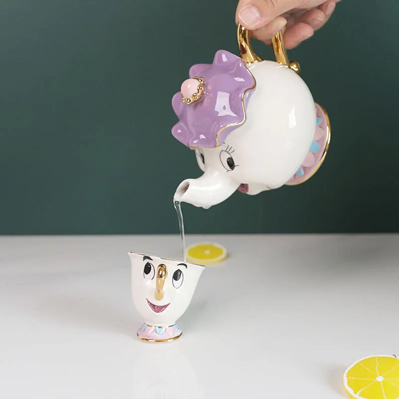 Set de Té La Bella y la Bestia – Taza Sra. Potts y Chip | Regalo