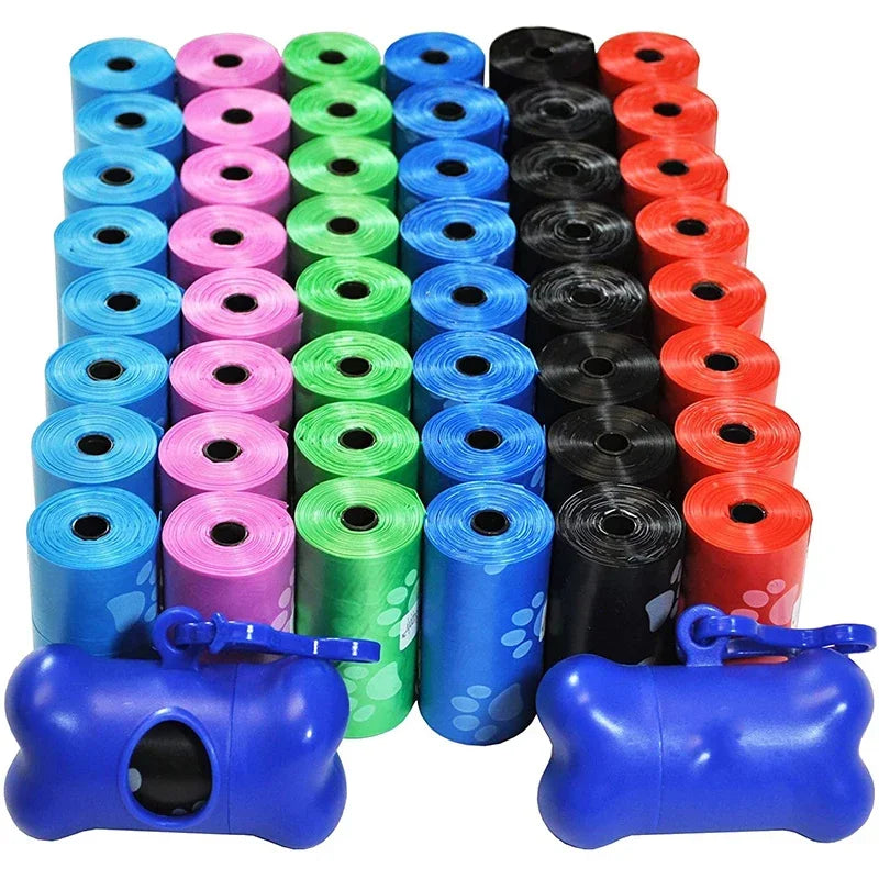 Bolsas para Excrementos de Perro – 15 Bolsas por Rollo | Suministros Mascotas