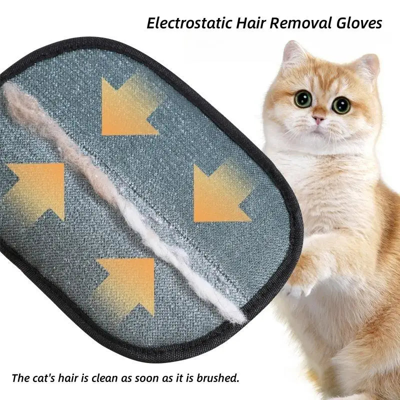 Guantes Quitapelo para Perros y Gatos – Cepillo 2 en 1 Reutilizable
