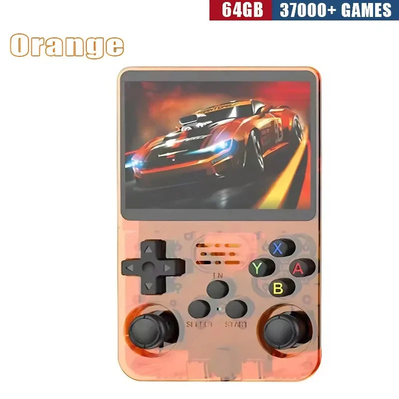 Consola Retro Portátil R36S – Pantalla IPS 3.5", 64GB/128GB/256GB, +15.000 Juegos