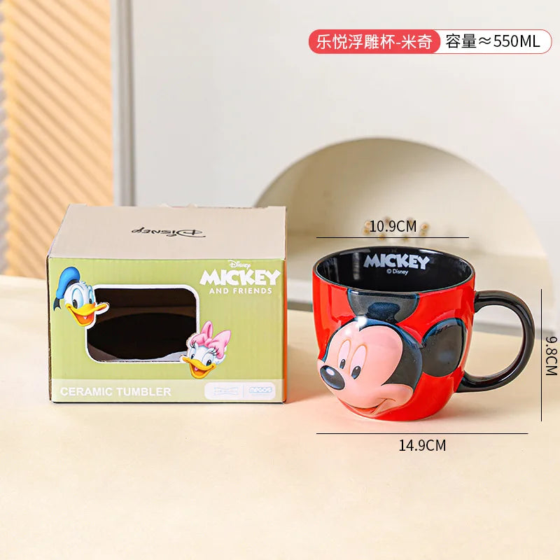 Taza 3D Mickey Mouse Disney – Cerámica con Asa | Regalo
