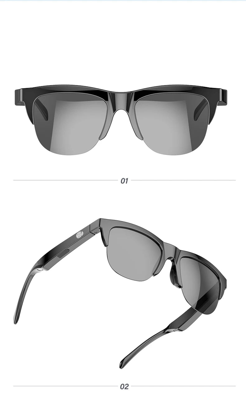 Lentes de Sol Inteligentes con Bluetooth 5.3 – Audífono, Llamadas y Protección UV