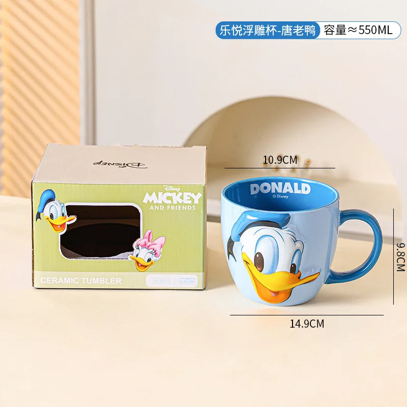 Taza 3D Mickey Mouse Disney – Cerámica con Asa | Regalo