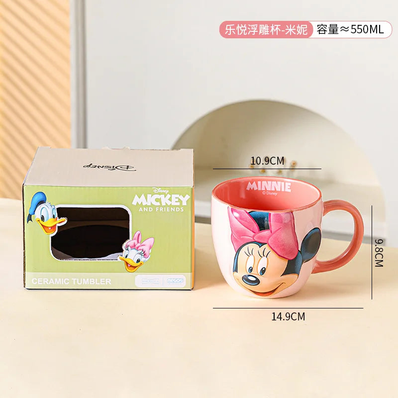 Taza 3D Mickey Mouse Disney – Cerámica con Asa | Regalo