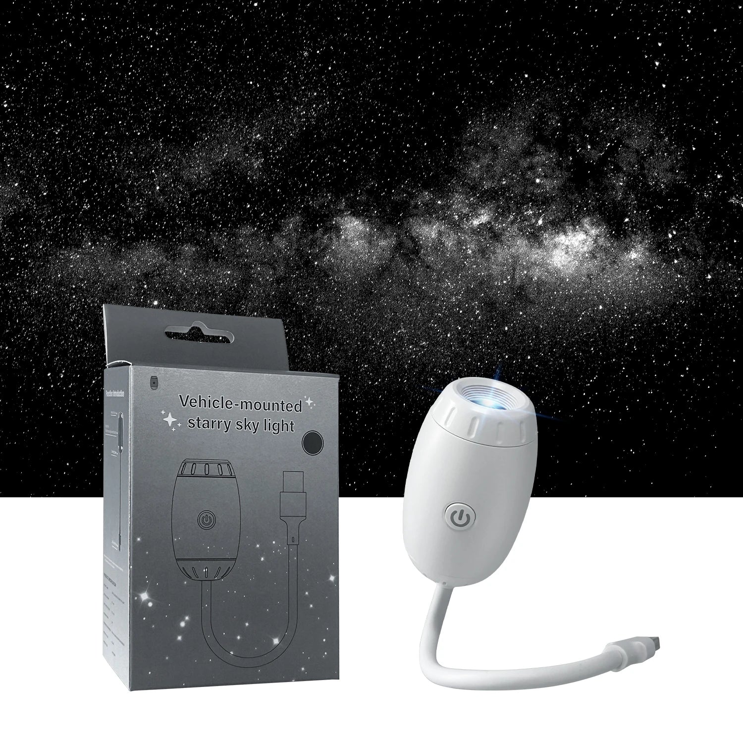 Proyector Luna Galaxia – Luz Nocturna 360°, USB, Decoración Habitación y Fotografía