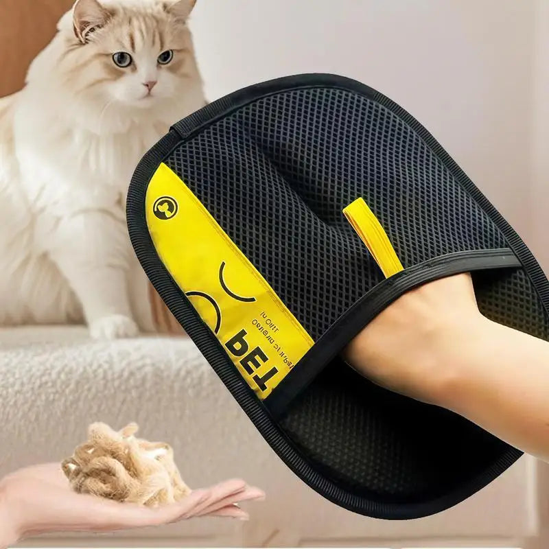 Guantes Quitapelo para Perros y Gatos – Cepillo 2 en 1 Reutilizable
