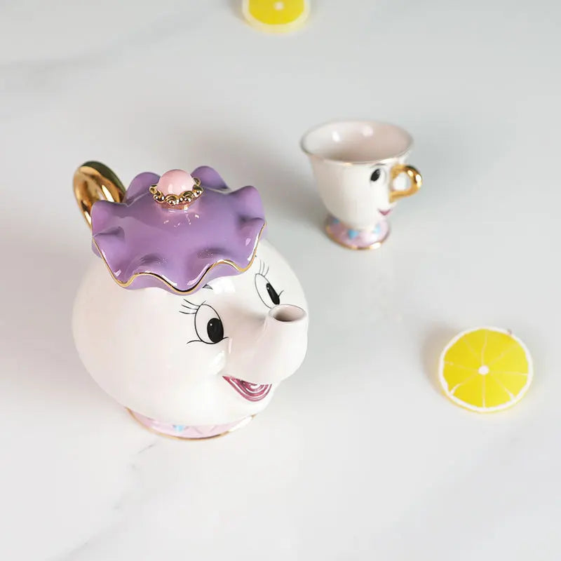 Set de Té La Bella y la Bestia – Taza Sra. Potts y Chip | Regalo