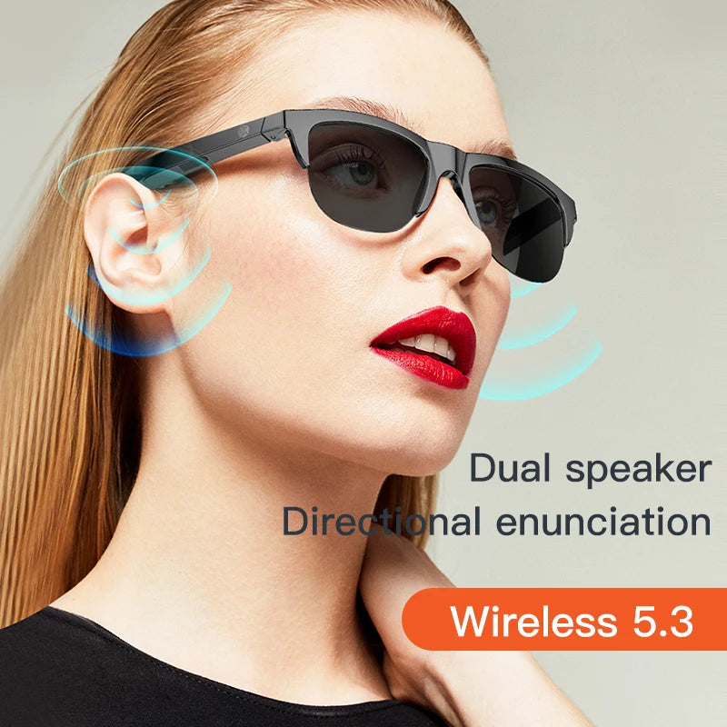 Lentes de Sol Inteligentes con Bluetooth 5.3 – Audífono, Llamadas y Protección UV