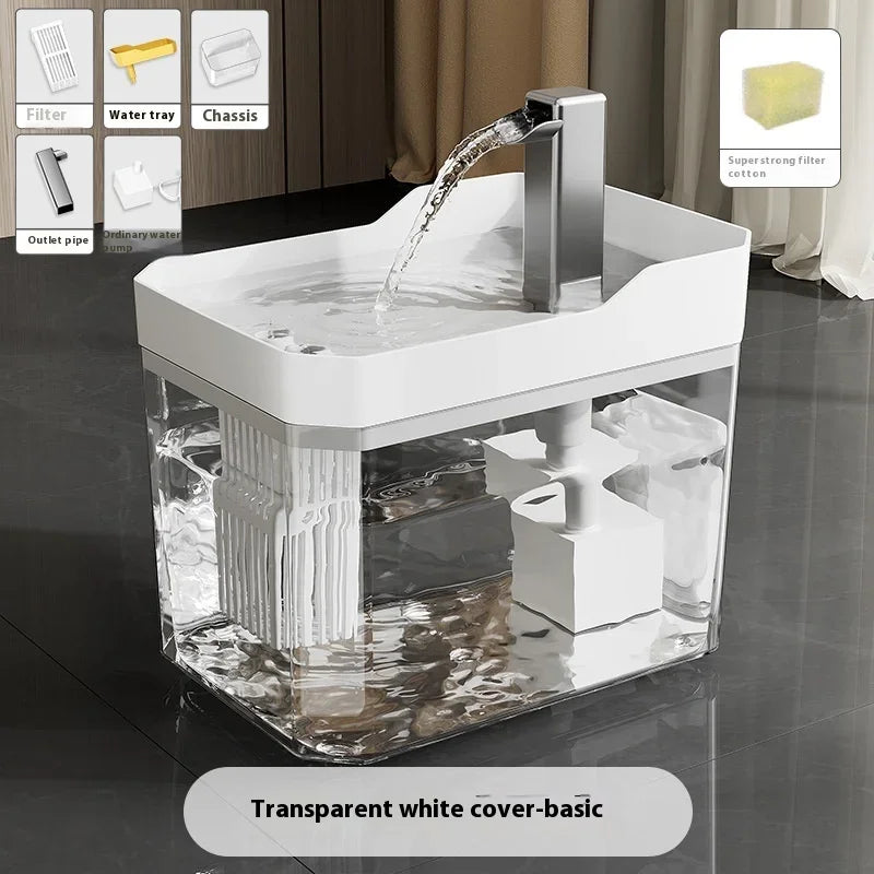 Alimentador Automático para Mascotas con Fuente de Agua y Dispensador