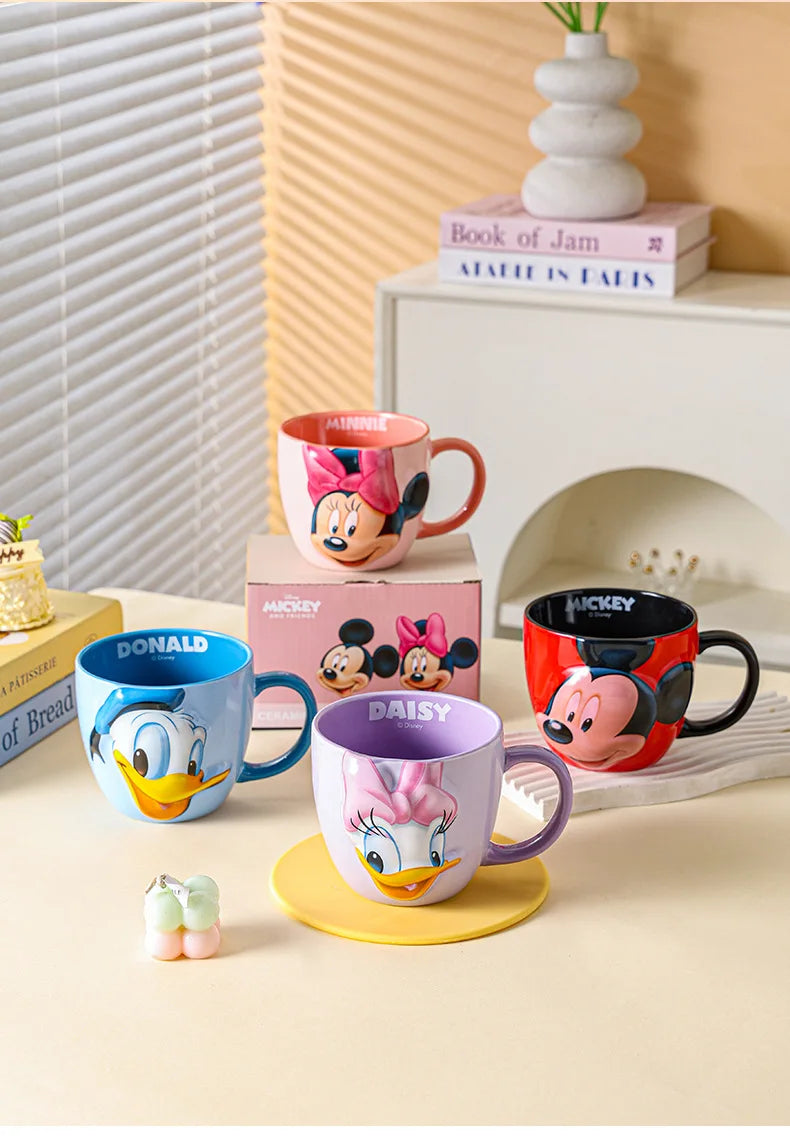 Taza 3D Mickey Mouse Disney – Cerámica con Asa | Regalo