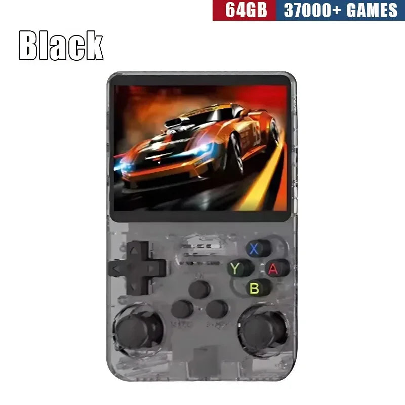 Consola Retro Portátil R36S – Pantalla IPS 3.5", 64GB/128GB/256GB, +15.000 Juegos