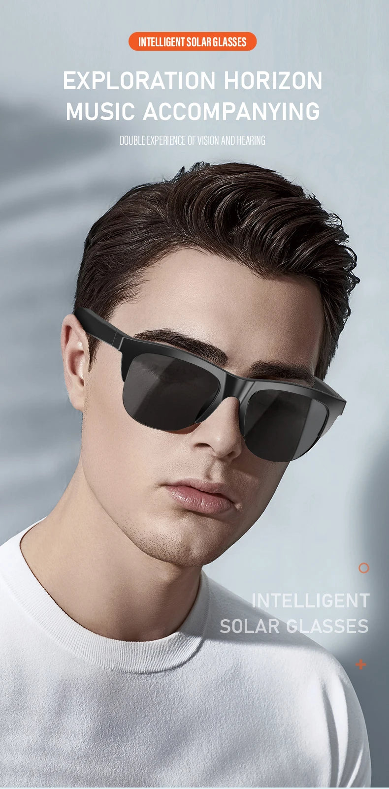 Lentes de Sol Inteligentes con Bluetooth 5.3 – Audífono, Llamadas y Protección UV